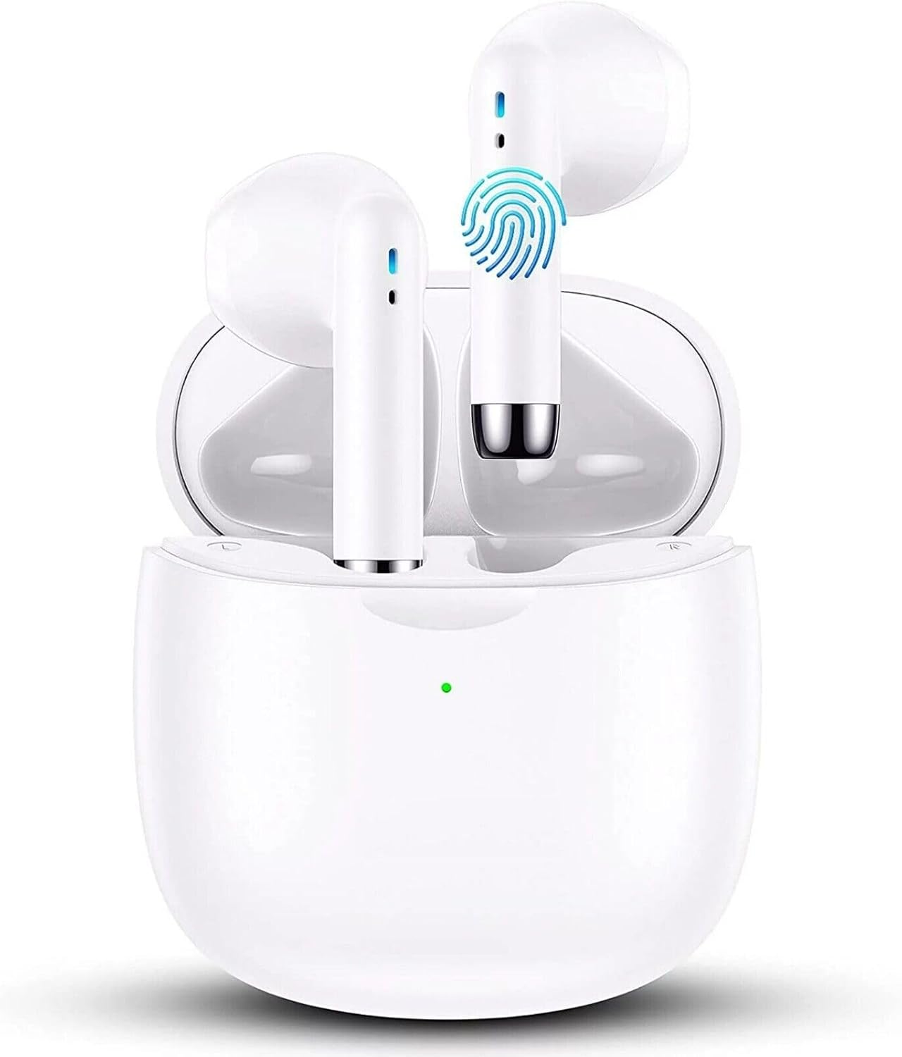 TWS Auriculares inalámbricos Bluetooth 5.0 con estuche de carga para Motorola Moto z4 Auriculares intrauditivos con micrófono y control táctil –