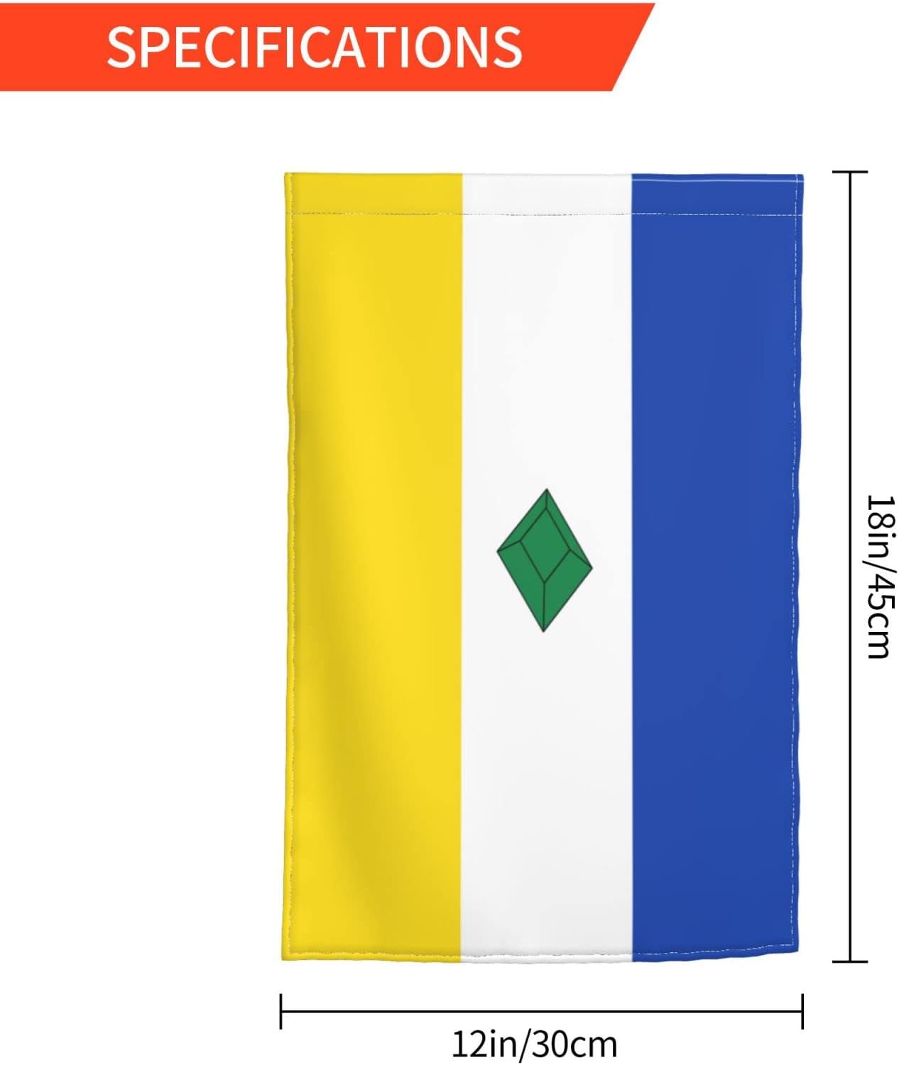 Flag of Muzo (Boyacá) Garden Flag 12×18 Inch Double Sided Outside Decoration Banner Seasonal Flags Home Decor Flag Yard Welcome Flags