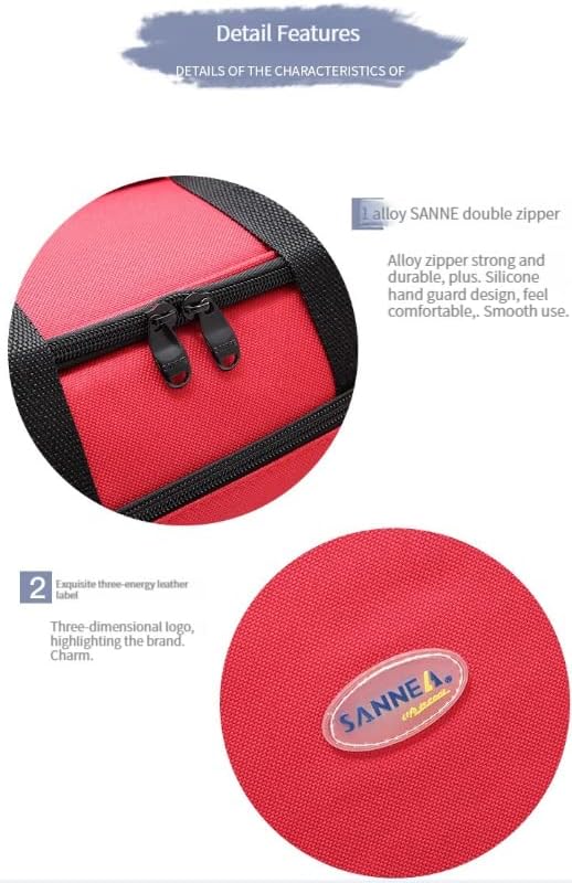 MAXBA Lonchera plegable a prueba de fugas con correas ajustables, bolsa de almuerzo para mujereshombres, lonchera aislada para adultos, bolsa