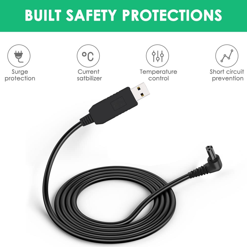 Cargador USB para taladro manual 90627870-01 compatible con Black and Decker BDCSFS30C BDCSFS30C-CA BDCS20C BDCS50C BDCD8C Adaptador de fuente de