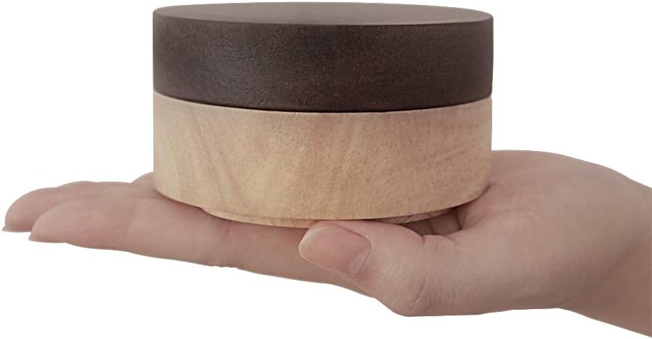 Cenicero con tapa, cenicero sin humo para malezas, ceniceros resistentes al viento para cigarrillos en interiores o exteriores, madera + bandeja de