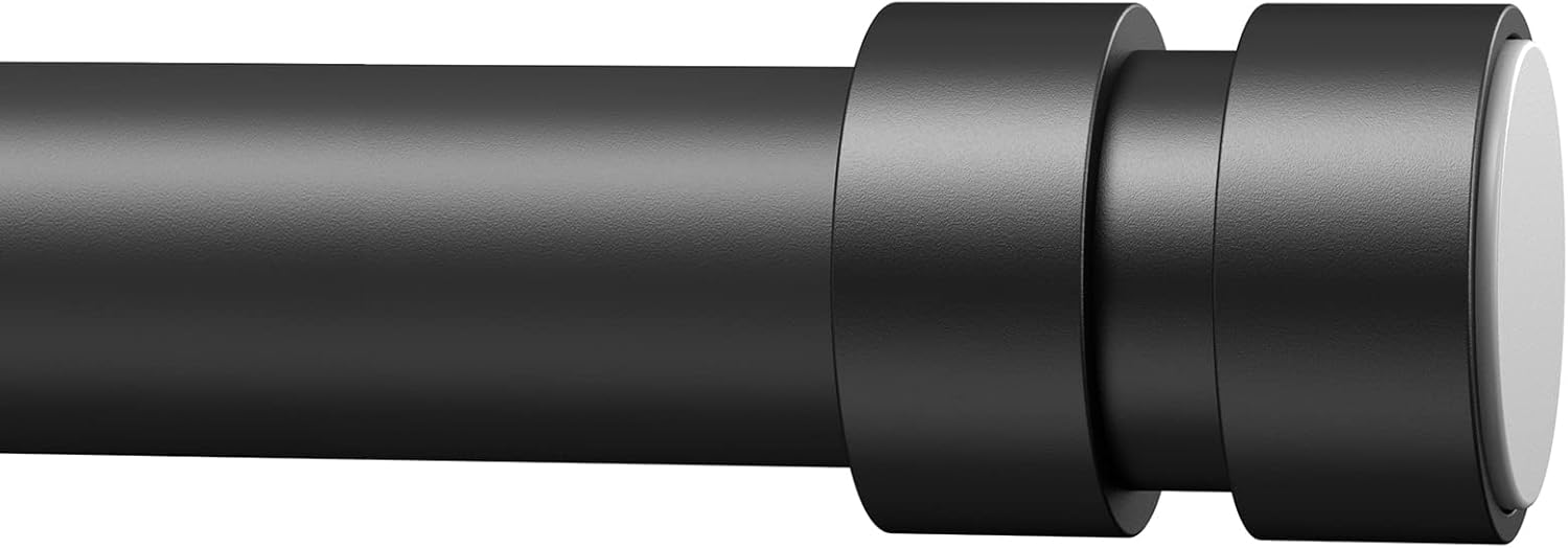 BRIOFOX Simple – Barra de cortina de ducha, tensión moderna para barra de ducha, a prueba de óxido, antideslizante, de 42 a 72 pulgadas, acero