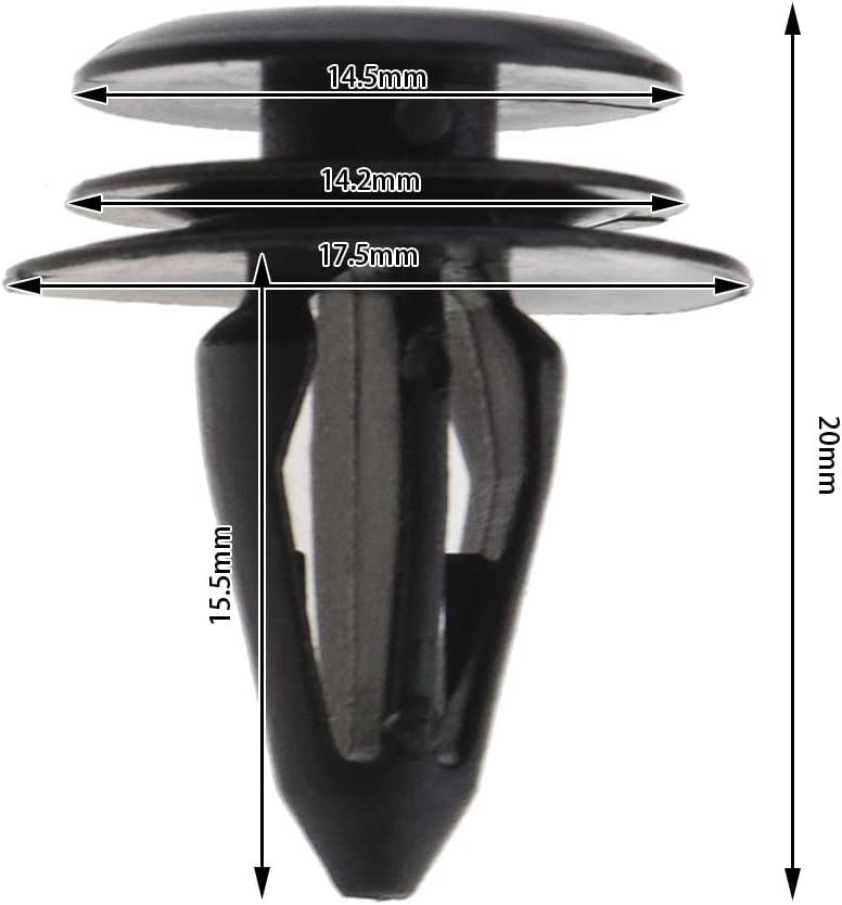 20 clips de estante para maletero trasero de automóvil, 10116060, compatibles con MG ZS 2017-2021, compatibles con MG 3 2018-2021