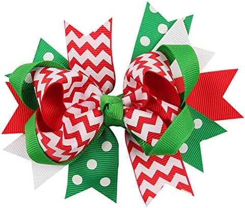 Himine 9pcs Halloween Navidad dibujos animados bowknot horquilla accesorios para niñas
