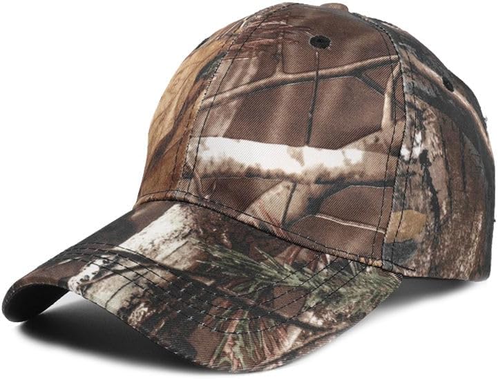 American Orange Premium Camo – Gorra de béisbol con correa de velcro para hombres y mujeres, de algodón, ajustable, estilo táctico