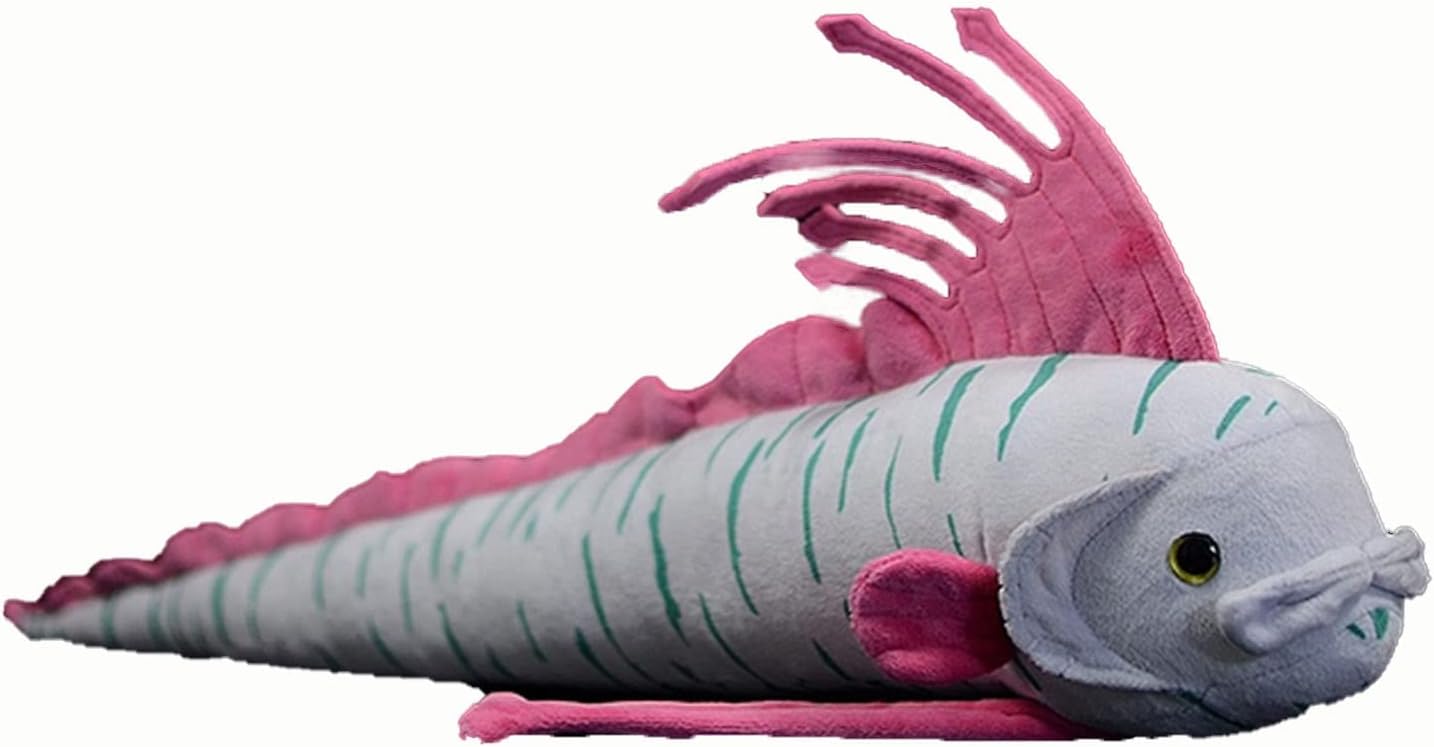 Juguete de peluche de pez de paleta de simulación, 25.98 pulgadas, suave remo de peluche de pez, juguete de peluche de Navidad para niños y niñas,