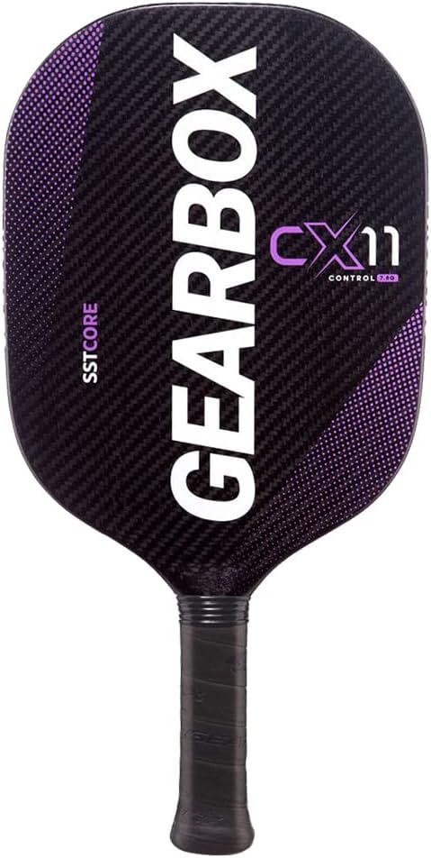 Gearbox CX11Q Control – Morado – Pala de pickleball de 7.8 oz