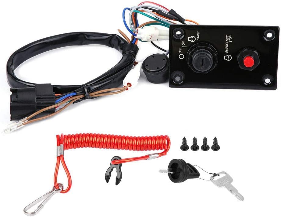 Conjunto de panel de interruptor de llave de encendido fuera de borda marino 37100-96J24 para Suzuki
