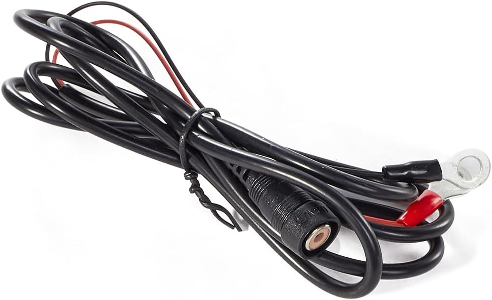 UTSAUTO Cable de alimentación de escudo eléctrico de 4.6 pies para casco con calefacción, cable de alimentación para visera