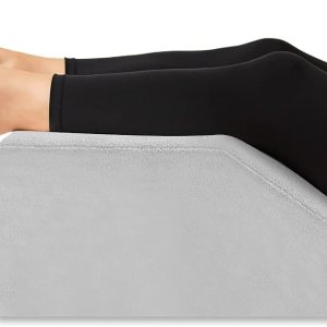 Almohada de elevación de piernas con parte superior de espuma viscoelástica de gel refrescante, reposa piernas poscirugía, almohada de espuma de Almohada de elevación de piernas con parte superior de espuma viscoelástica de gel refrescante, reposa piernas poscirugía, almohada de espuma de