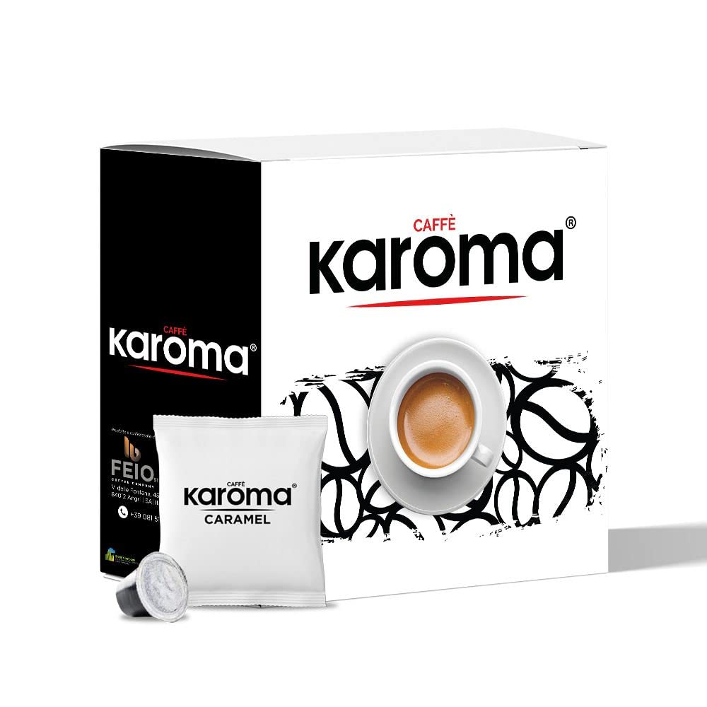 100 cápsulas Karoma compatibles con máquinas Nespresso (caramelo cremoso) (Angri, Salerno Italia)