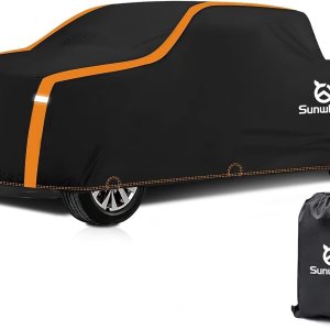Sunwhale Funda impermeable para camión para todo tipo de clima, resistente al viento, protección contra la lluvia y el sol, ajuste universal para Sunwhale Funda impermeable para camión para todo tipo de clima, resistente al viento, protección contra la lluvia y el sol, ajuste universal para