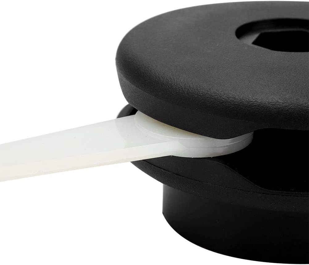 Zopsc Cortador de cepillo, 3.74 x 1.85 pulgadas de plástico 6-3 cabezales de cortadora de cabeza para STIHL para cortadores de cepillo, cortador de
