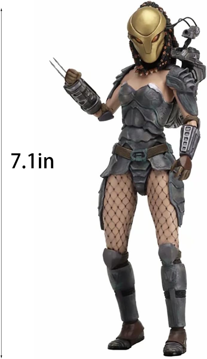 Predator – Figuras de acción a escala de 7 pulgadas – Serie 18 – Cabeza de cuerno