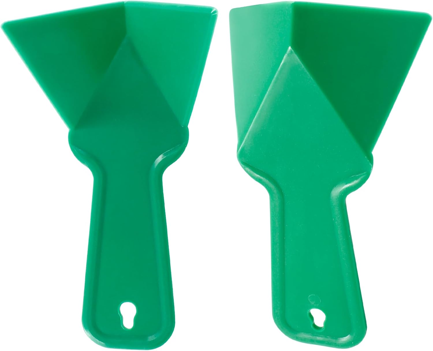 Raspador de esquina de plástico verde para paneles de yeso, 6.7 x 3.7 in, herramienta de esquina de plástico para pared de yeso para piso de cerámica