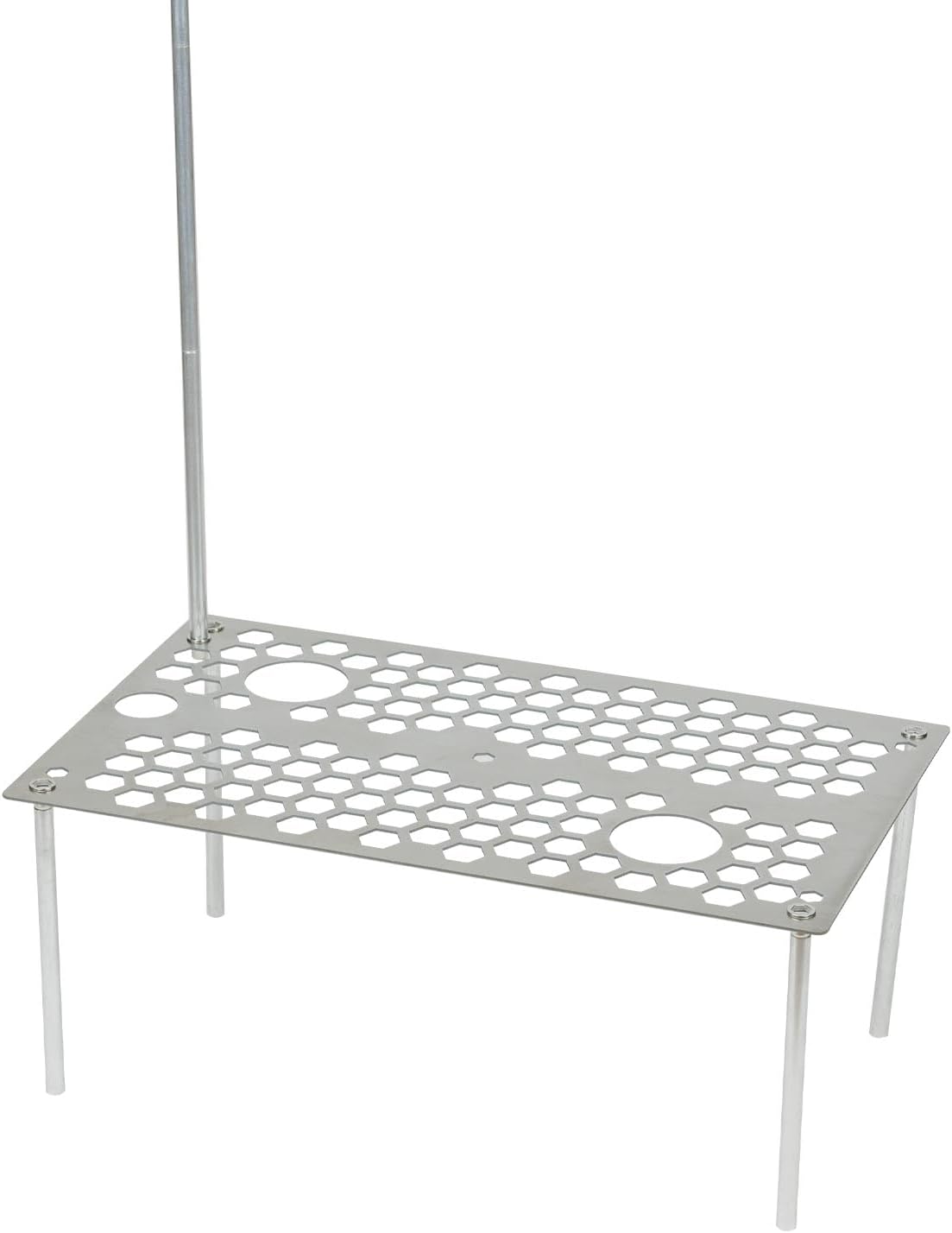 Mesa de camping plegable de titanio, mesa plegable ultraligera con escritorio de malla, mesa portátil al aire libre para camping, senderismo y