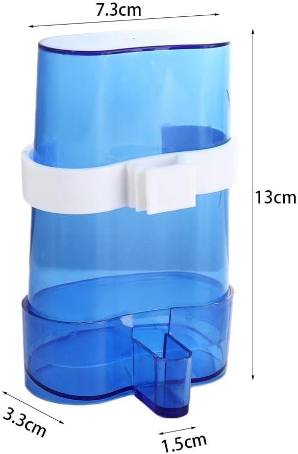1 alimentador automático de agua, dispensador de comederos de agua para pájaros, contenedor de almacenamiento para bebedores, contenedor colgante de