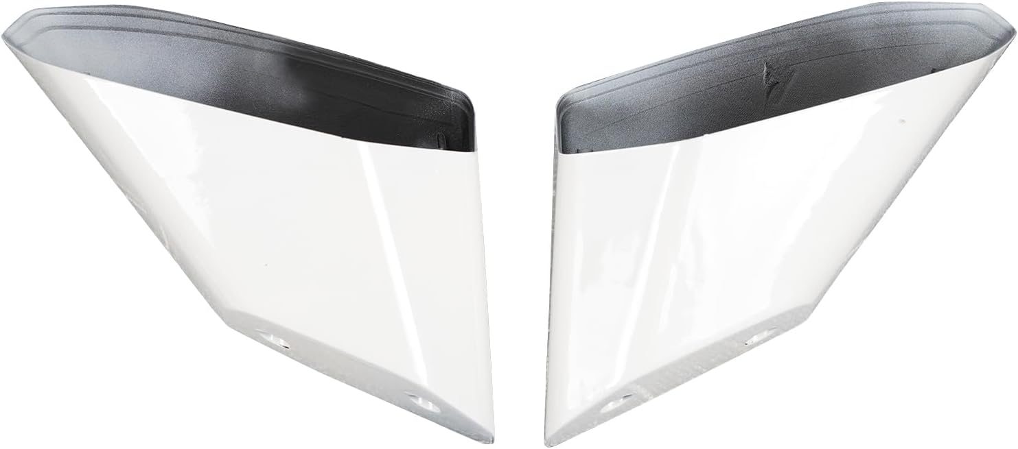 ZXMT Honda Civic 4 puertas Sedan 2 tonos blanco BLK tipo R estilo alerón para 2016 2017 2018 2019 2020 2021