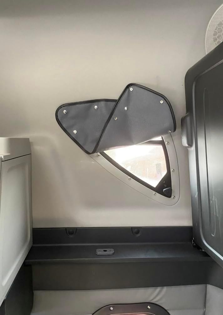Freightliner Cascadia – Cortina para ventana superior, cubierta de ventana, cubierta de ventana para camión. Juego de 2
