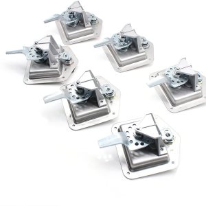 6 cerraduras de acero inoxidable resistentes con mango en T para vehículos, remolques, furgonetas, caravanas, caravanas, flotadores de caballos 6 cerraduras de acero inoxidable resistentes con mango en T para vehículos, remolques, furgonetas, caravanas, caravanas, flotadores de caballos