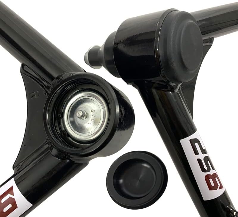 Par de brazos de control superiores delanteros con buje de poliuretano para kit de elevación de 2-4 pulgadas compatible con Silverado GMC Sierra 4X4