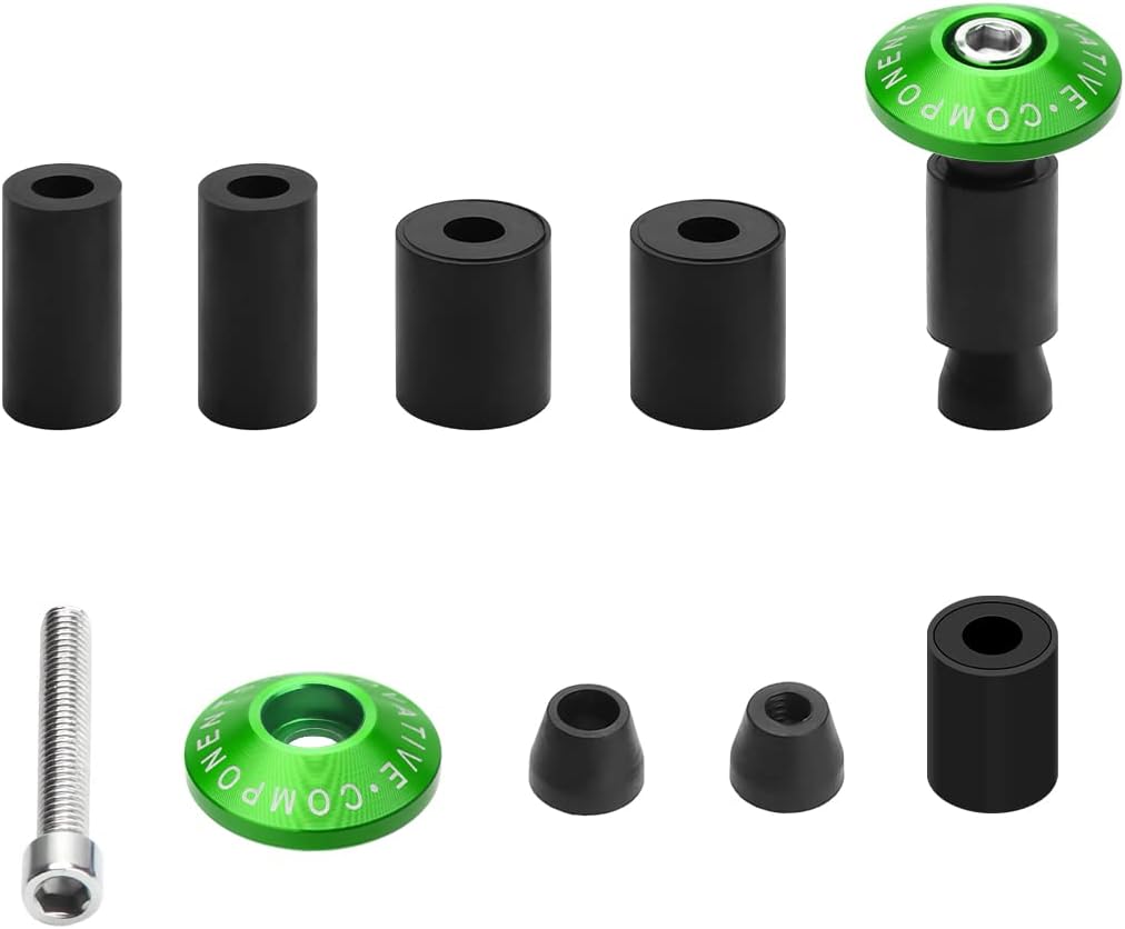 2 tapones de extremo de barra de mango, antivibración, para Sur Ron LBXS Sur-Ron Ultra Bee Segway X160 X260 Yamaha Kawasaki ATV, empuñaduras de