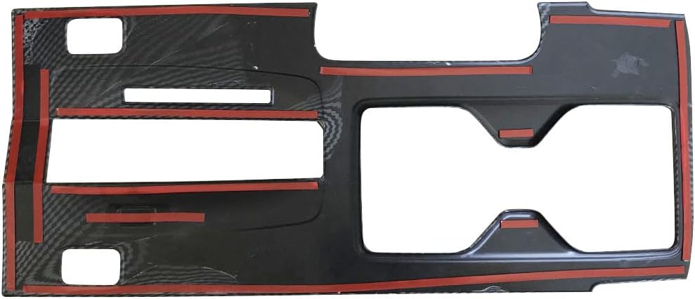 ruihe Patrón de fibra de carbono para palanca de cambios de coche, panel de consola, cubierta de marco compatible con Honda Accord 2013 2014 2015