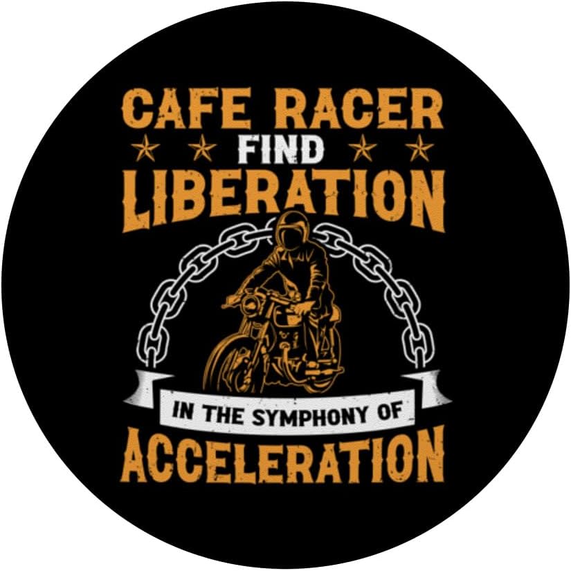 Style Meets Speed & Passion Fuels The Ride – Cafe Racer PopSockets Swappable PopGrip