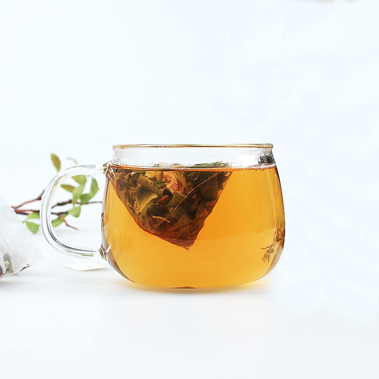 cn herb Invierno Melón Hoja de Loto y Té Oolong 8.82 oz Bolsa Triángulo Bolsa Té Hoja de Lotus Té Rosa Semilla de Cassia y Oolong
