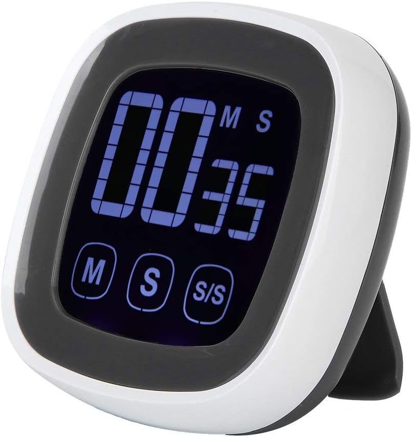 Fydun Temporizador digital de cocina con alarma Sc grande, recordatorios de cuenta regresiva, cronómetro para el hogar con imán, temporizador de