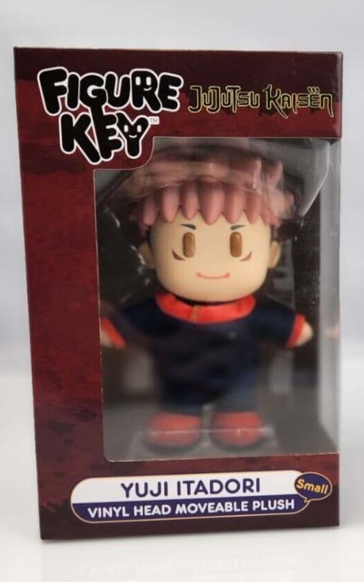 Great Eastern Entertainment Jujutsu Kaisen Yuji Itadori Cabeza de plástico movible Ver felpa 4.5″ H