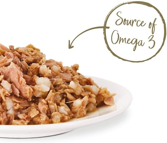 Applaws Alimento húmedo natural para gatos, 8 unidades, ollas de comida para gatos de ingredientes limitados, selección de pescado en salsa, macetas