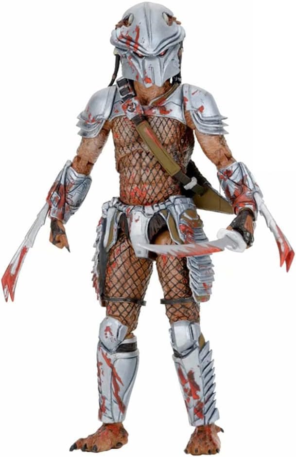 Es adecuado para Alien vs Predator Unmasked Scar Predator 118 Escala Figura de acción, multicolor 7.1 pulgadas Female Predator