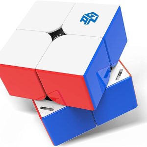GAN 251 M Leap, cubo magnético de velocidad 2×2, sin calcomanías, 251 mini cubos, 63 imanes, juguete de rompecabezas para principiantes (superficie GAN 251 M Leap, cubo magnético de velocidad 2×2, sin calcomanías, 251 mini cubos, 63 imanes, juguete de rompecabezas para principiantes (superficie