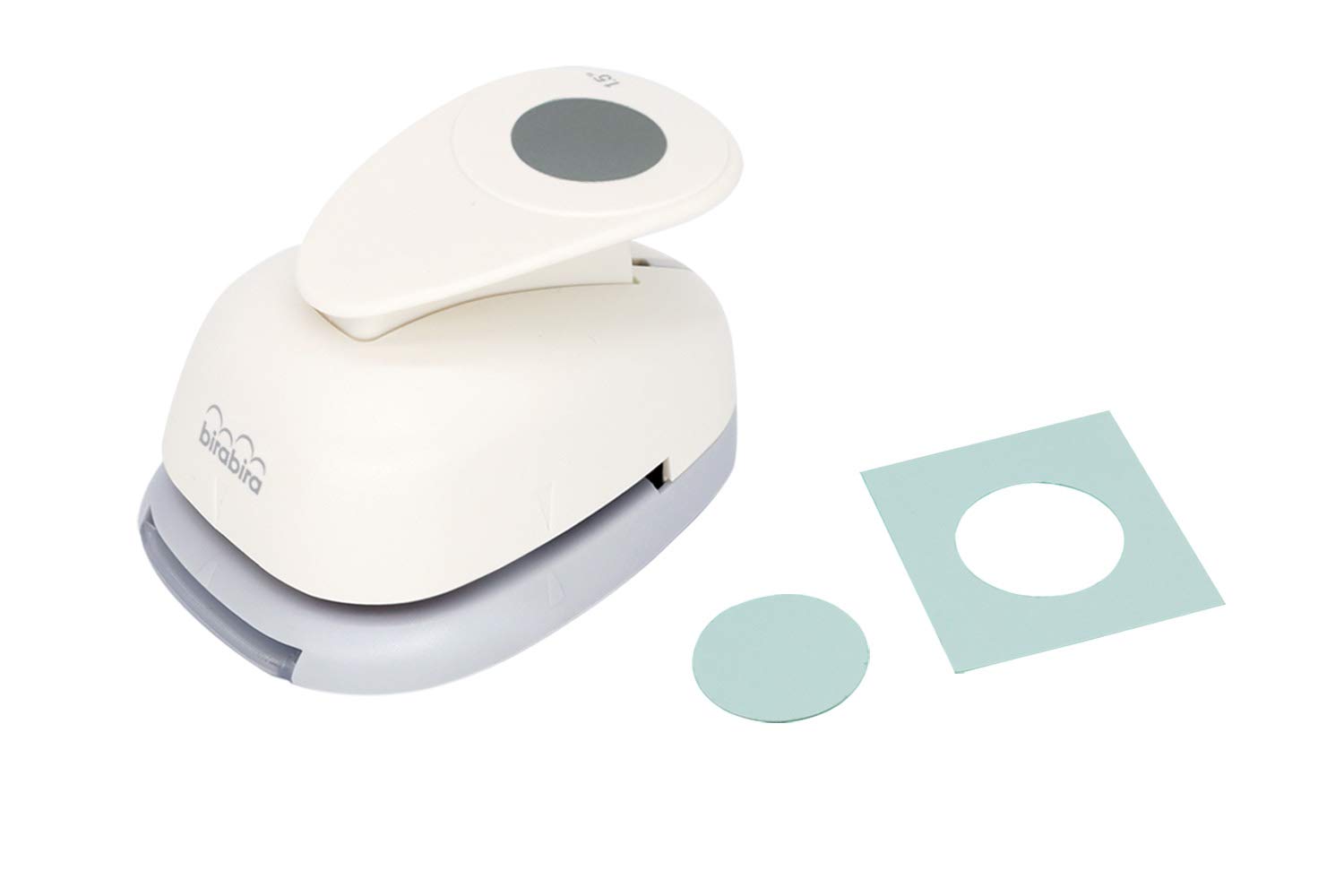Bira Craft – Perforadora circular de 1 18 pulgadas con 2 palancas para manualidades de papel, álbumes de recortes
