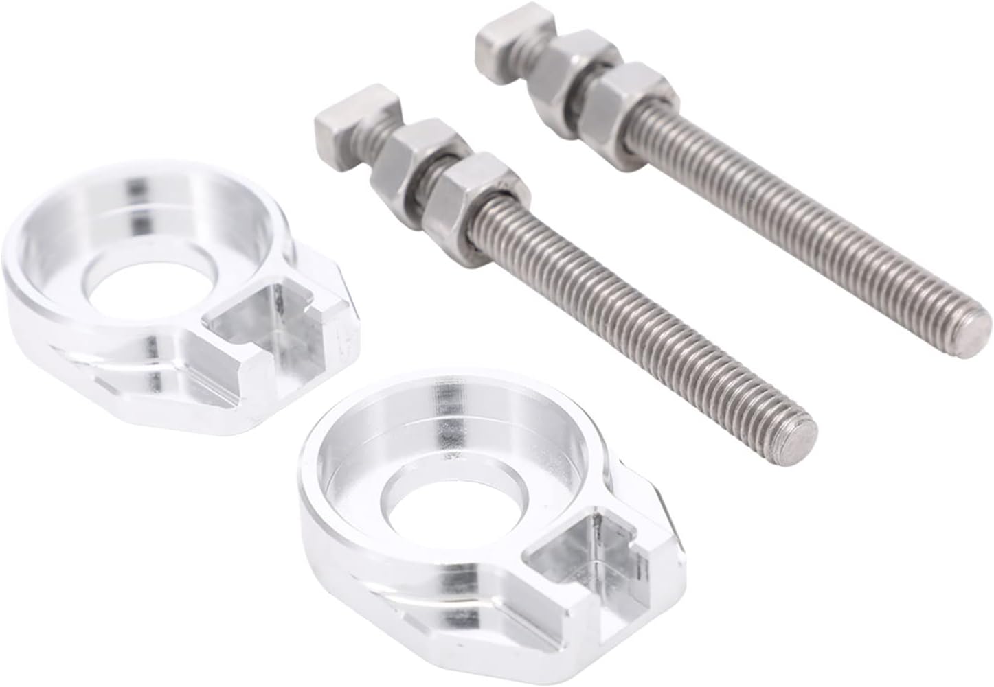 JFG RACING Tensor de ajuste de cadena CNC universal para motocicleta CRF50F CRF100F CRF110F XR50R XR100 CRF XR KLX TTR 50-125cc Dirt Pit Bike Mini