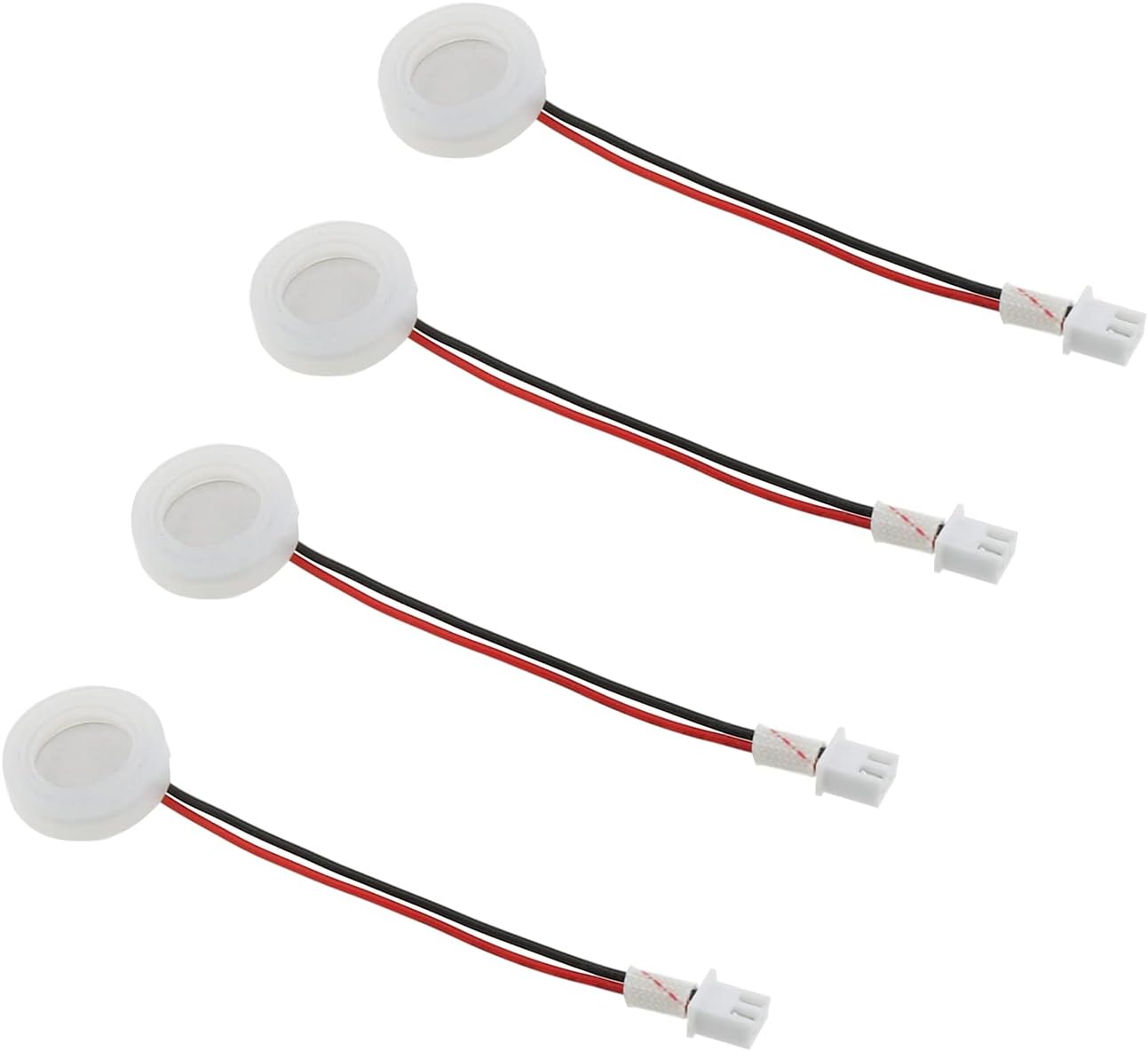 4 unids transductor atomizador discos de cerámica 0.630 in ultrasónico niebla fabricante nebulizador cerámica humidificador discos con alambres