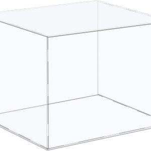 MECCANIXITY Vitrina de acrílico Caja de plástico Caja de almacenamiento de cubo transparente Ensamble escaparate de 14.1 x 12.2 x 10.2 pulgadas para MECCANIXITY Vitrina de acrílico Caja de plástico Caja de almacenamiento de cubo transparente Ensamble escaparate de 14.1 x 12.2 x 10.2 pulgadas para