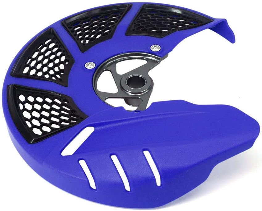 Protector de disco de freno delantero para motocicleta, protector de disco trasero de aluminio compatible con YZ125 YZ250 2008-2017 YZ250F 2007-2013
