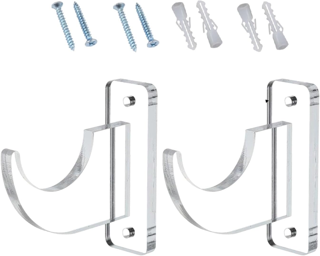 Samurai Sword Hanger, Sword Rack, Acrylic Decorative Sword Display Holder, Sword Hook Wall Mount for Saber Tanto Cosplay
