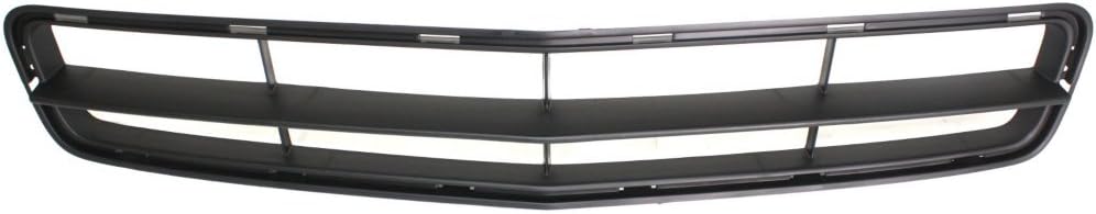 Evan-Fischer – Rejilla de parachoques compatible con Chevrolet Malibu 08-12 Front Center Textured Negro