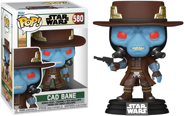 POP Star Wars Book of Boba Fett – Figura de vinilo de Cad Bane Funko (con funda protectora de caja compatible), multicolor, 3.75