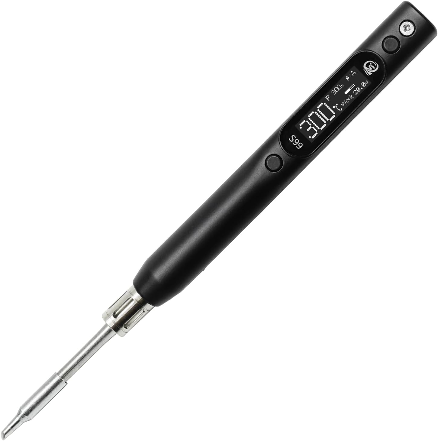 SEQURE Soldador portátil S99, soldador eléctrico máximo de 150 W, calentamiento rápido de 122  a 932 , entrada de alimentación DCPDPPS, mini