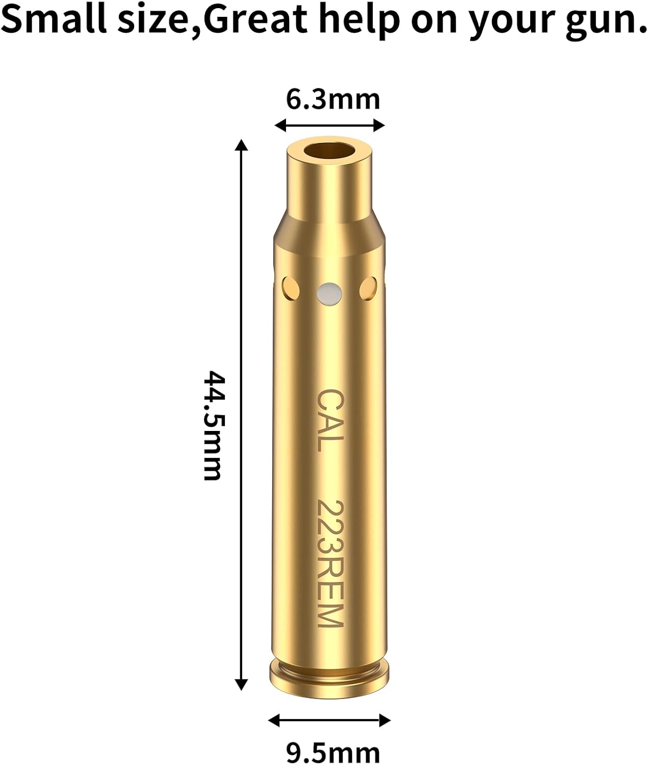 Bore Sight Cal 223 0.219 in Rem Gauge12GA300 Win Mag Laser Sight Red Dot Boresighter con baterías