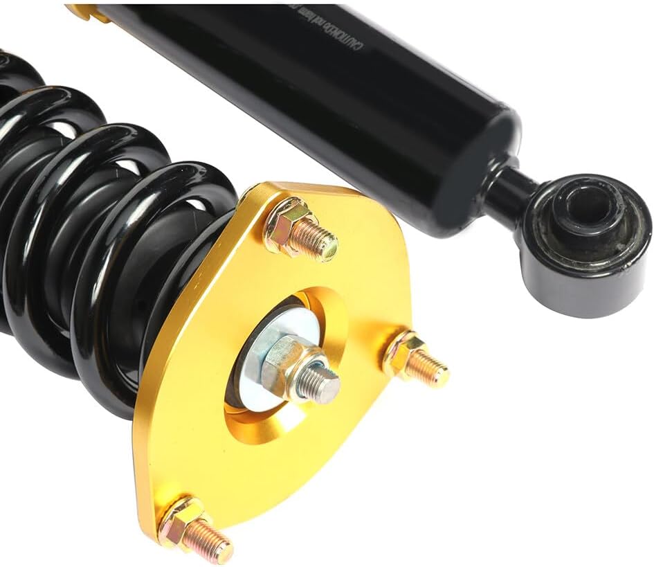 ALEGE Kit completo de montaje de puntales y amortiguadores de coilover 1986-1992 para amortiguador de resorte Toyota Supra con dorado