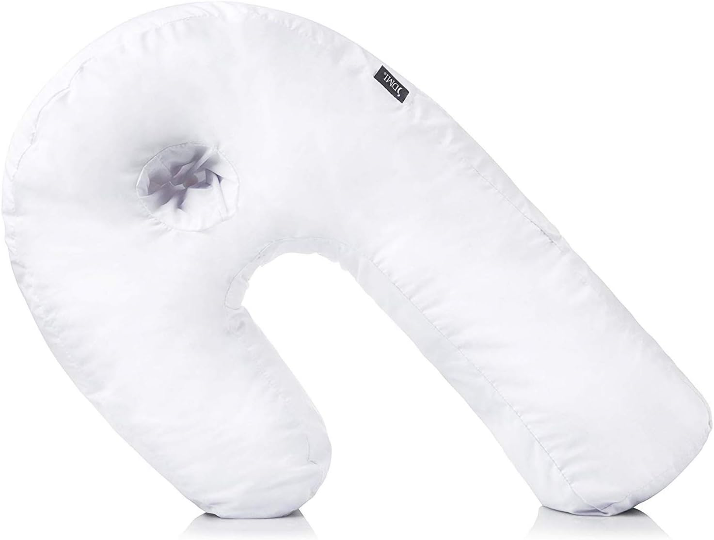 DMI Almohada para dormir de lado y almohada corporal, almohada de embarazo con soporte contorneado para cuello, espalda, cadera, dolor en las