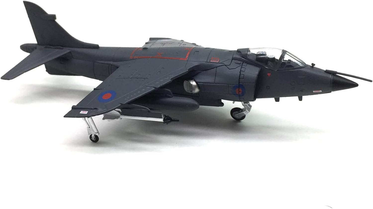 172 Escala de la Fuerza Aérea del Reino Unido 1982 Sea Harrier Jet Fighter Modelo Avión de Aleación Modelo Militar Modelo de avión Fundido a Presión