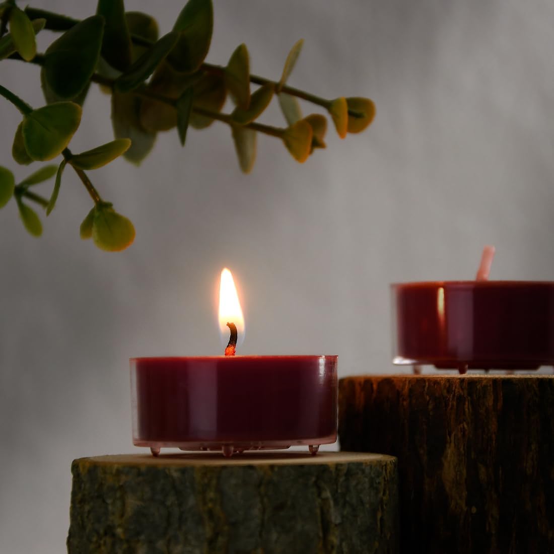 DEYBBY Velas perfumadas, velas de té de cera de soja de larga duración utilizadas para todos los soportes, taza transparente, 12 unidades, hasta 4
