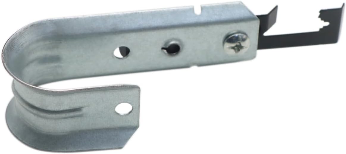 Xadnitu Soporte de cable de 1 516 pulgadas, gancho en J con clip en W, soporte de cable de metal resistente, ganchos en J para fijar rejilla de