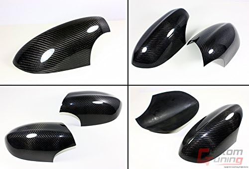 Cuztom Tuning Tapas de fibra de carbono real para espejo lateral para BMW E90E92E93 M3 Coupé y Sedan 2007-2013